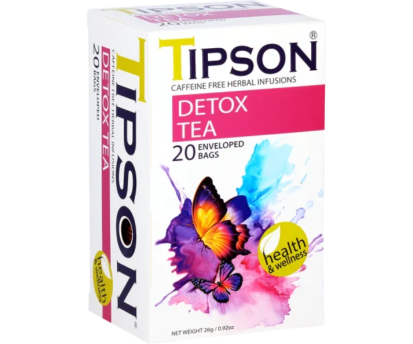 Tipson Detox Thee - Cafeïnevrije Kruidenthee