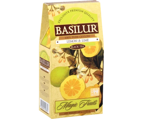 Basilur Lemon & Lime Losse Zwarte Thee