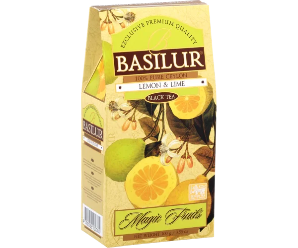 Basilur Lemon & Lime Losse Zwarte Thee