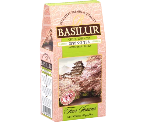 Basilur Spring Tea met kers en ananas groene thee